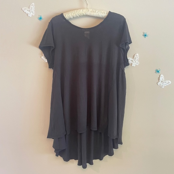 Free People Soft Classic Frilly Top - Picture 1 of 6